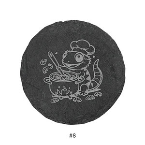 Schieferuntersetzer - LucaTech3D - Terrarium Line