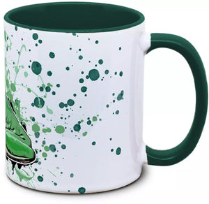 Litoria caerulea Tassenkasper von TK Tassen, detailreiche Keramikfigur mit grüner Froschgestaltung, handbemalt und künstlerisch gestaltet