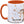 Blaue Tasse mit Tityus serrulatus Biene von TK Tassen, detaillierte Illustration auf weißem Hintergrund