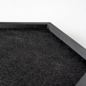 HexaFlow Filz Schwarz - Mooselier