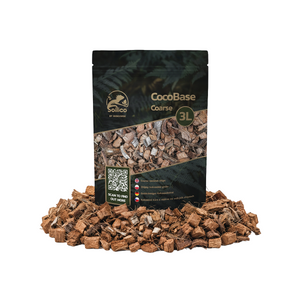 Grobes Kokossubstrat SOILICO CocoBase Coarse, naturbelassenes Kokossubstrat für Garten und Pflanzen, hochwertiges Soilico Produkt