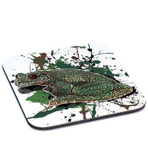 Runder Untersetzer mit Ecnomiohyla valancifer Motiv, TK Untersetzer Tassenkasper, detailliertes Tierdesign, für Getränkeunterlage