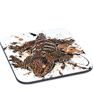 Untersetzer für Rhacodactylus leachianus von TK Untersetzer, dekorativ mit Gecko-Motiv, aus langlebigem Material