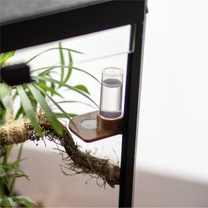 Spinnentränke für BioFaunaCube von LucaTech3D, transparente Tränke mit Wasser für Haustier-Spinnen im BioFaunaCube-Design